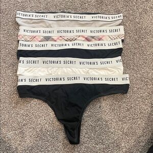 Victoria's Secret Panty Collection - Black, Gray, White